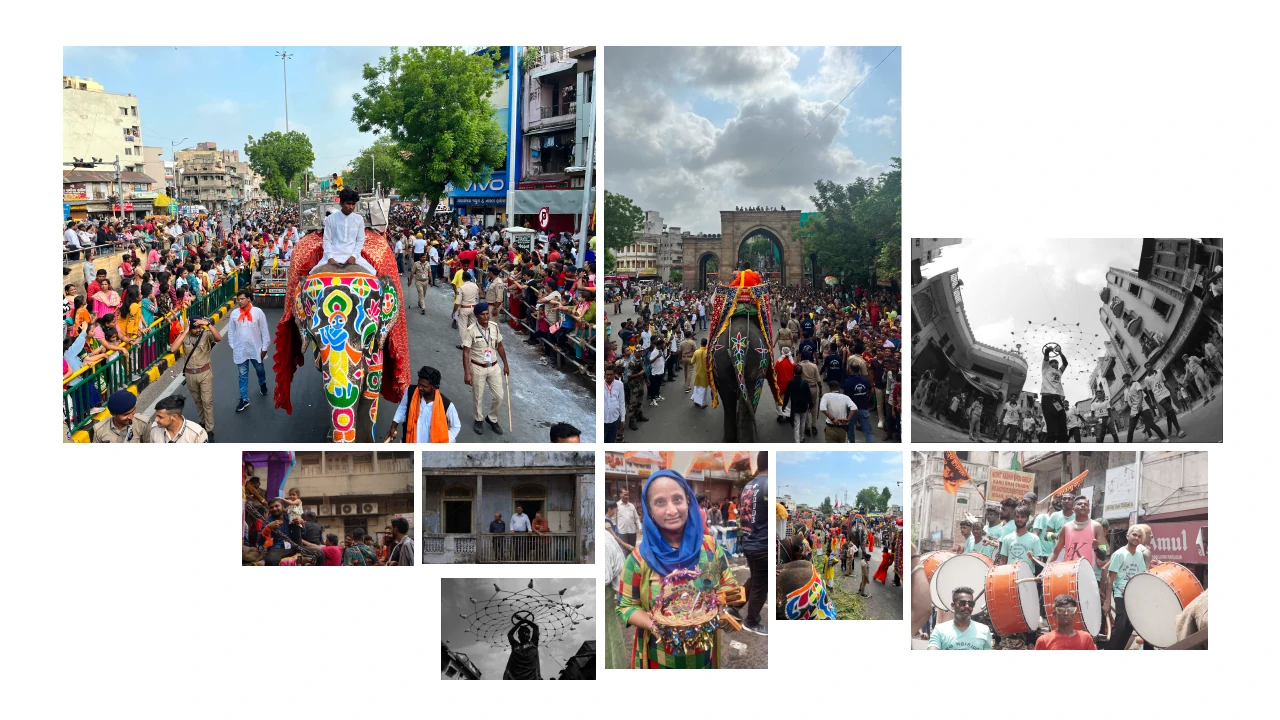 Sandskriti providing media coverage to Rath Yatra 2023, the Auspicious Hindu Festival Celebrated in Ahmedabad, Gujarat. 